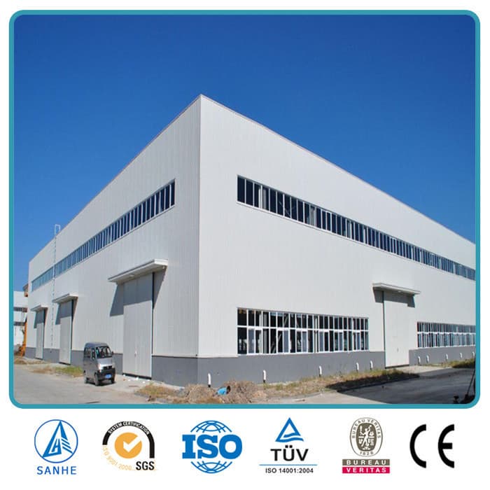 Sanhe pre_fabricated iron steel structure warehouse building
